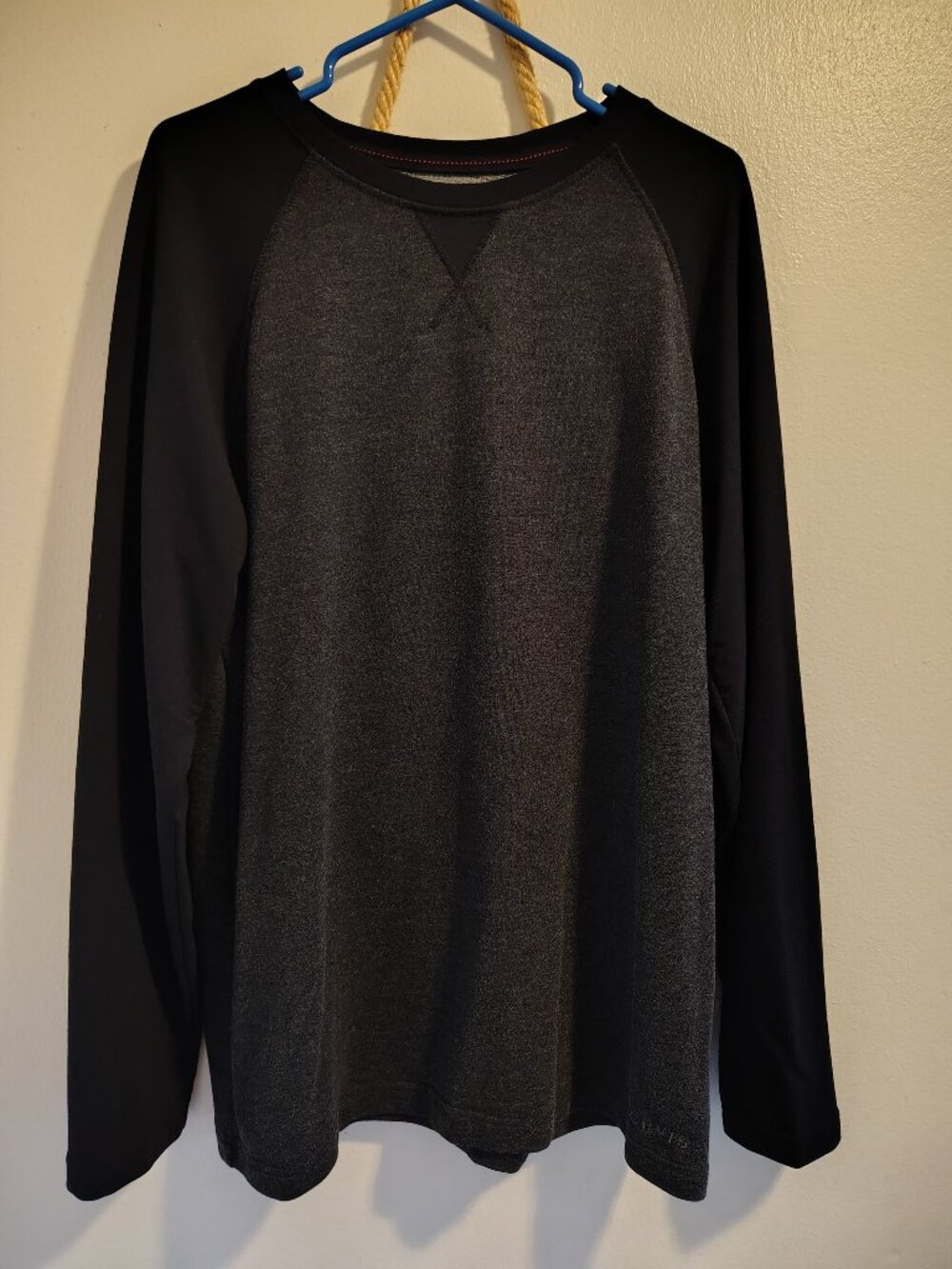 Orvis Long Sleeve Blk/Grey Shirt LG
